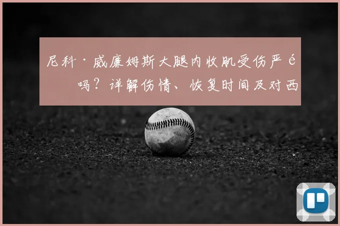 尼科·威廉姆斯大腿内收肌受伤严重吗?详解伤情、恢复时间及对西班牙队备战2026世界杯的影响