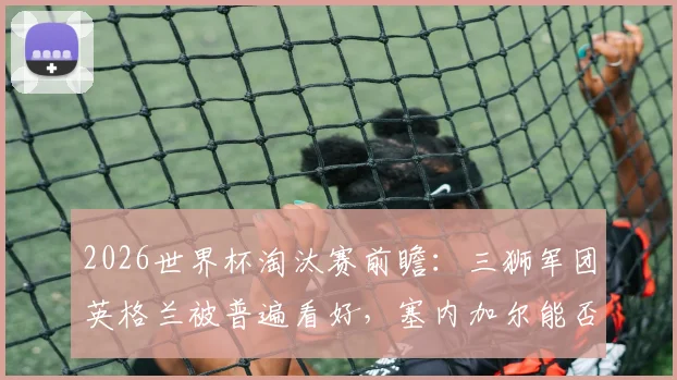 2026世界杯淘汰赛前瞻:三狮军团英格兰被普遍看好,塞内加尔能否再次扮演强队杀手?